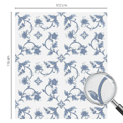 Colored window film stained glass Floral ornament