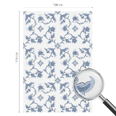 Colored window film stained glass Floral ornament