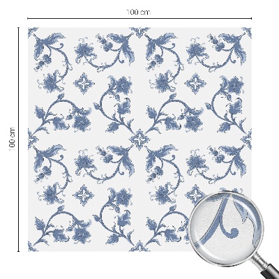 Colored window film stained glass Floral ornament