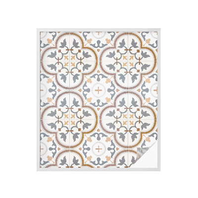 Opaque window film stained glass style Tiled ornaments