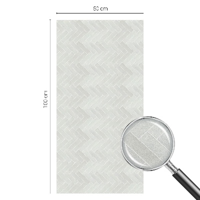 Privacy window film Gray herringbone