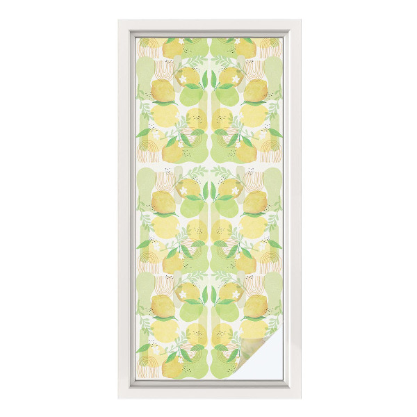 Privacy window film Fresh lemons
