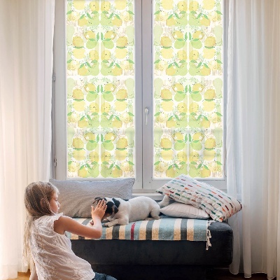 Privacy window film Fresh lemons