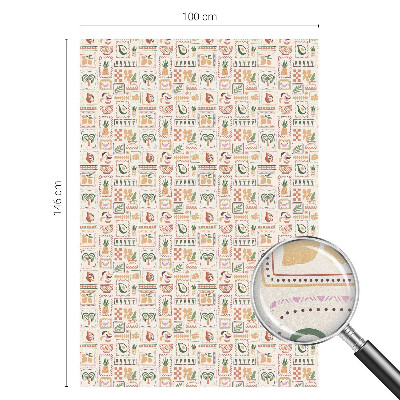 Patterned window film Folkloric patterns