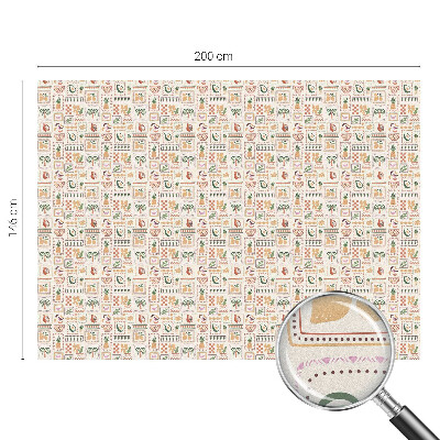Patterned window film Folkloric patterns