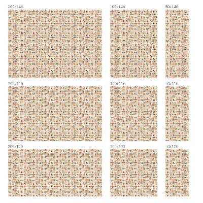 Patterned window film Folkloric patterns