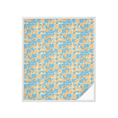 Frosted glass film stained glass effect Fishy citrus