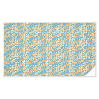 Frosted glass film stained glass effect Fishy citrus