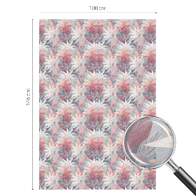 Patterned window film Flower leaves