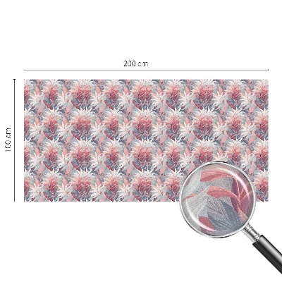 Patterned window film Flower leaves