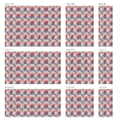 Patterned window film Flower leaves