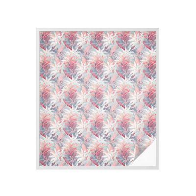 Patterned window film Flower leaves