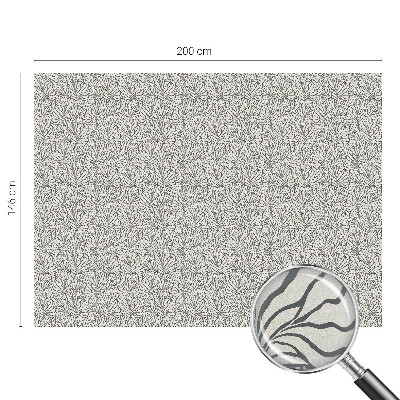 Opaque window film stained glass style Leaves flowers