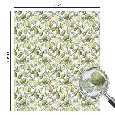 Privacy window film Avocado leaves