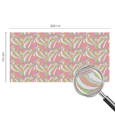 Colored window film stained glass Colorful zigzag