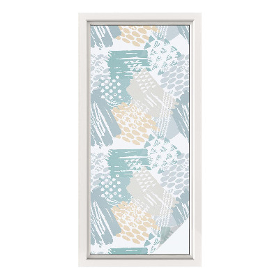 Privacy window film Abstract mosaic