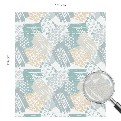 Privacy window film Abstract mosaic