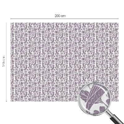 Frosted glass film stained glass effect Folk motifs