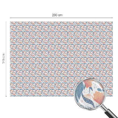 Opaque window film stained glass style A floral feast