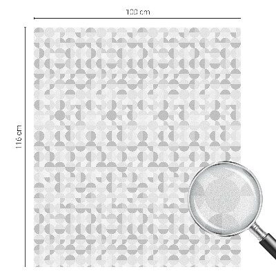 Privacy window film Geometric patterns