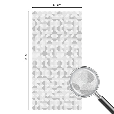 Privacy window film Geometric patterns