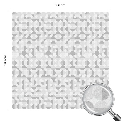 Privacy window film Geometric patterns