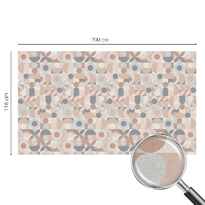 Opaque window film stained glass style Abstract mosaic