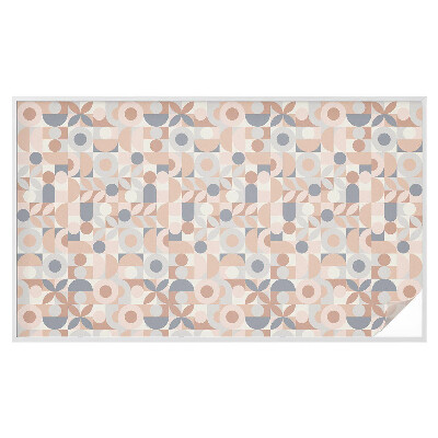 Opaque window film stained glass style Abstract mosaic