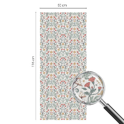 Privacy window film Fox leaves