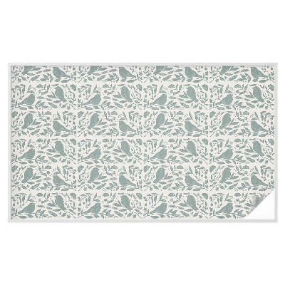 Frosted glass film stained glass effect Bird motif