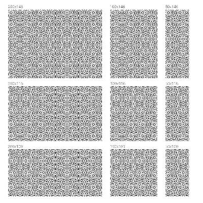 Colored window film stained glass Geometric semicircles