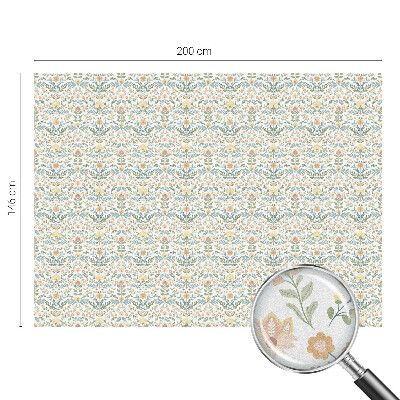 Patterned window film Floral symmetry