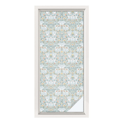 Privacy window film Deer flowers