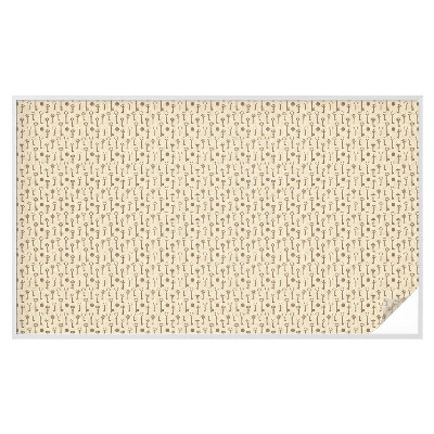 Frosted glass film stained glass effect Mysterious keys