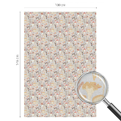 Privacy window film Forest pattern