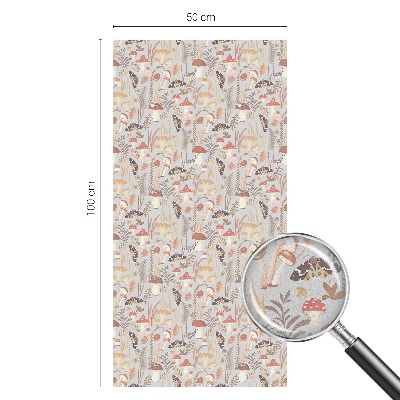 Privacy window film Forest pattern