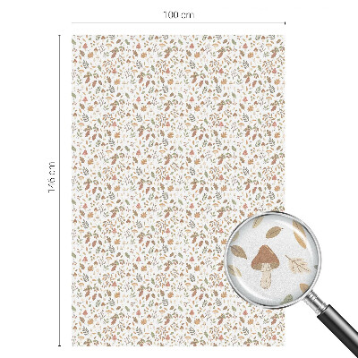 Opaque window film stained glass style Autumn patterns