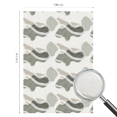 Frosted glass film stained glass effect Organic pattern