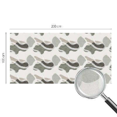 Frosted glass film stained glass effect Organic pattern