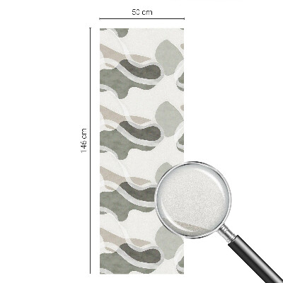 Frosted glass film stained glass effect Organic pattern