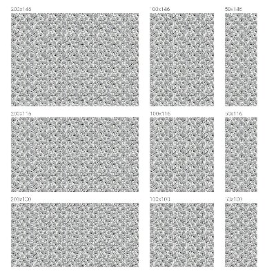 Opaque window film stained glass style Botanical motif