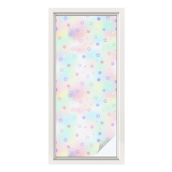 Patterned window film Rainbow patterns