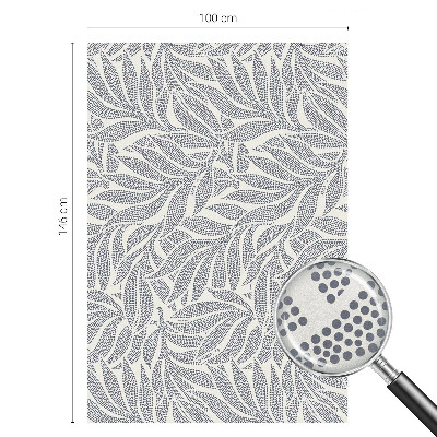 Colored window film stained glass Leaf drops