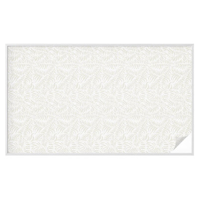 Opaque window film stained glass style Leafy elegance