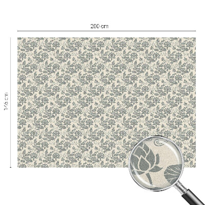 Frosted glass film stained glass effect Oriental pattern