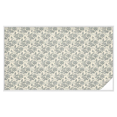 Frosted glass film stained glass effect Oriental pattern