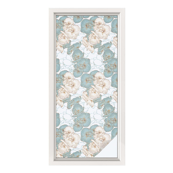 Patterned window film Delicate flowers