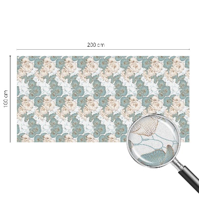 Patterned window film Delicate flowers