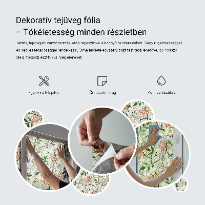 Patterned window film Delicate flowers