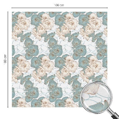 Patterned window film Delicate flowers